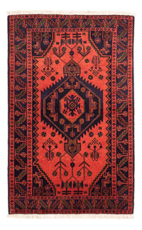 Tapis persan - Nomadic - 153 x 104 cm - rouge clair