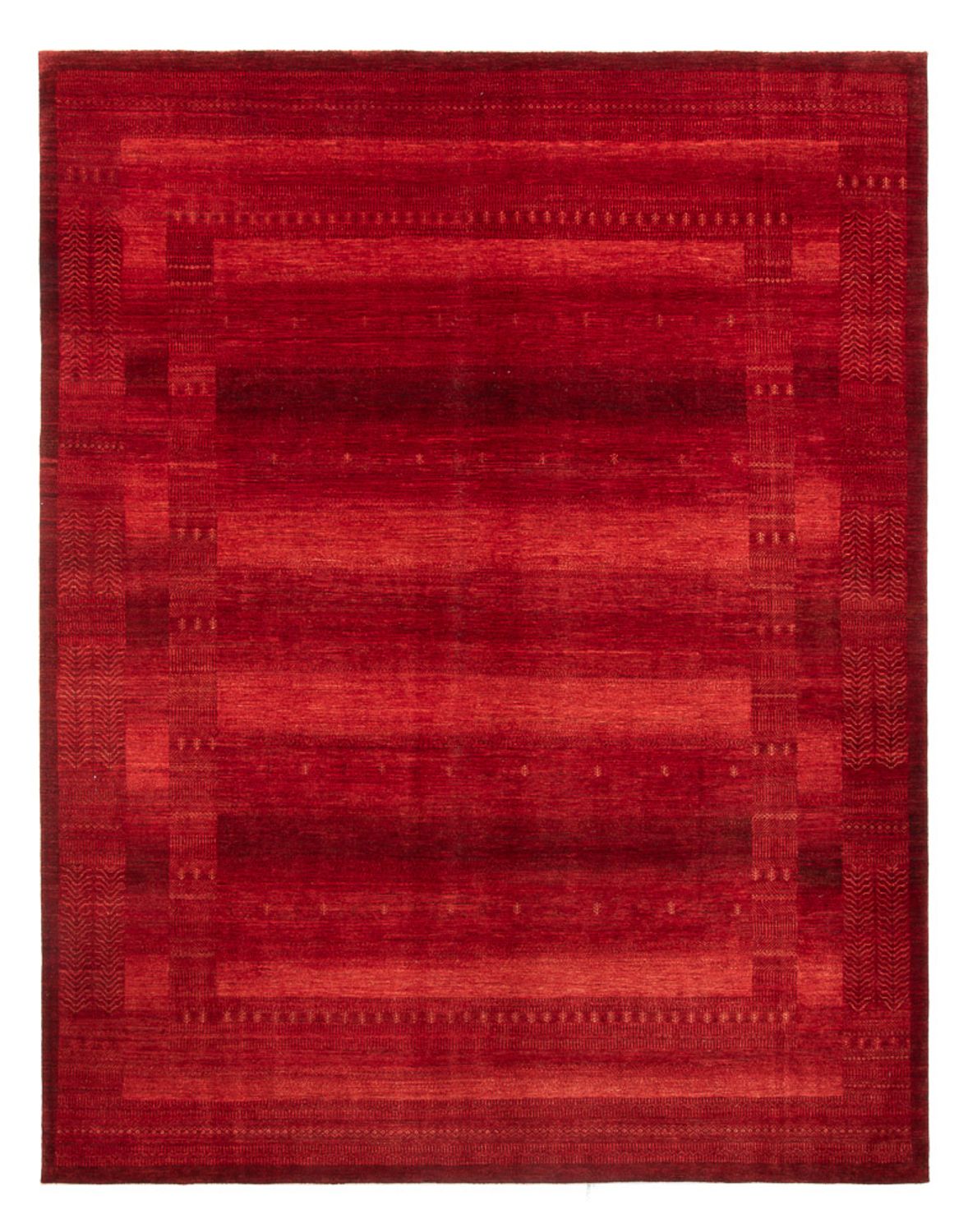 Tapis Gabbeh - Loribaft Persan - 384 x 284 cm - rouge