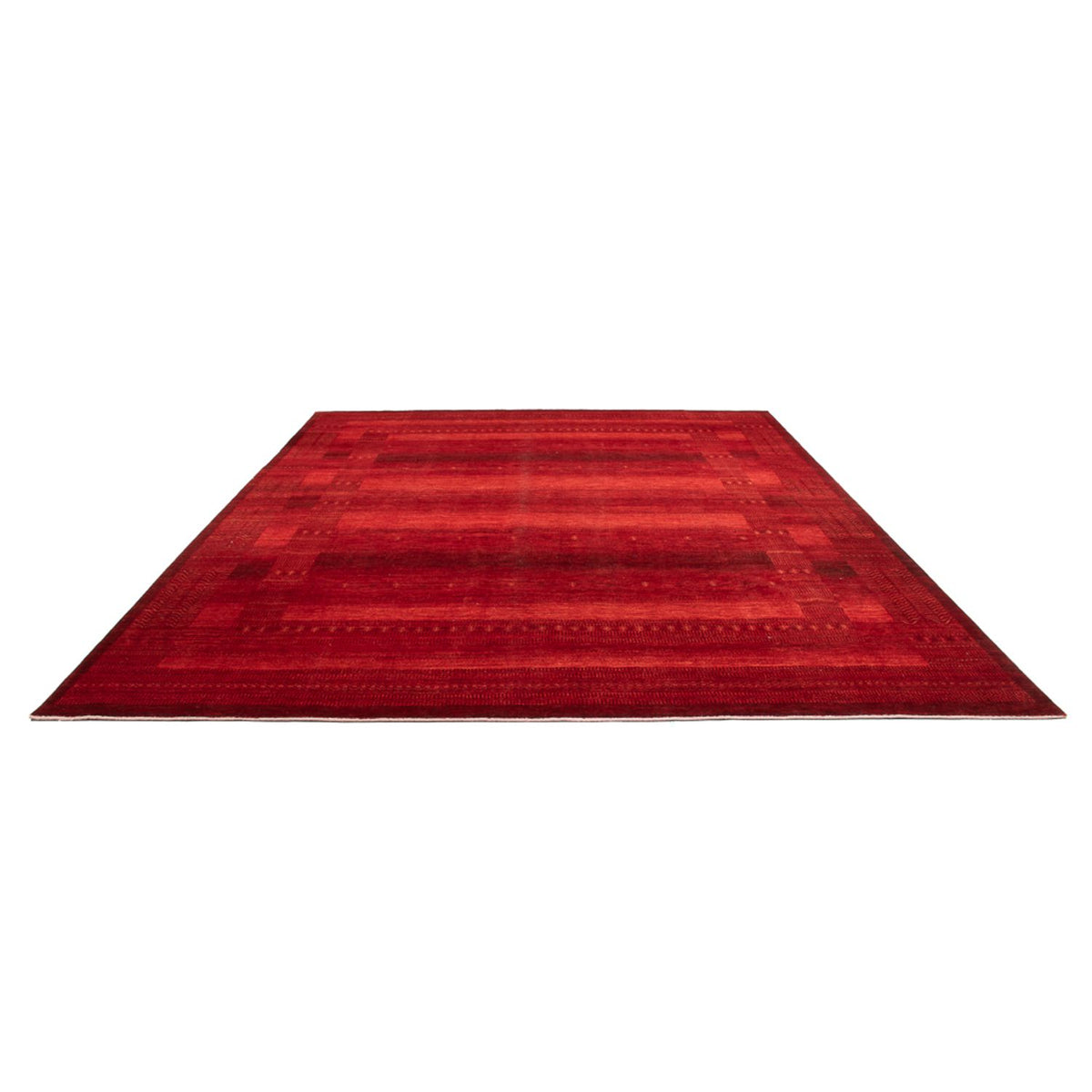 Tapis Gabbeh - Loribaft Persan - 384 x 284 cm - rouge