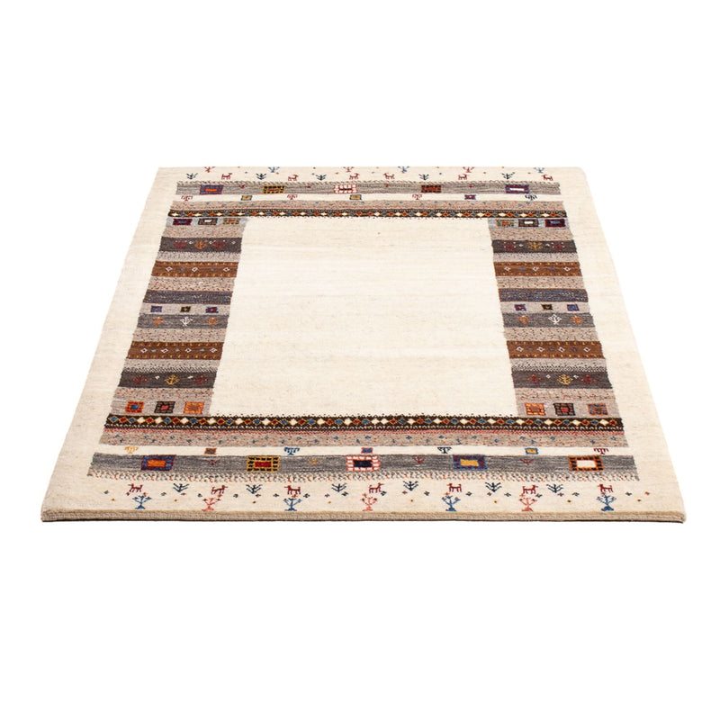 Tapis Gabbeh - Loribaft Persan - 136 x 85 cm - multicolore