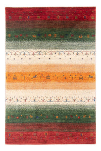 Tapis Gabbeh - Loribaft Persan - 131 x 82 cm - multicolore