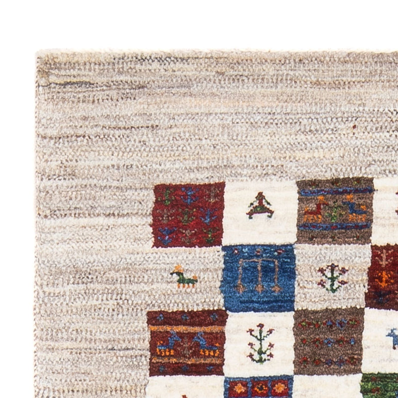 Tapis Gabbeh - Loribaft Persan - 132 x 78 cm - multicolore