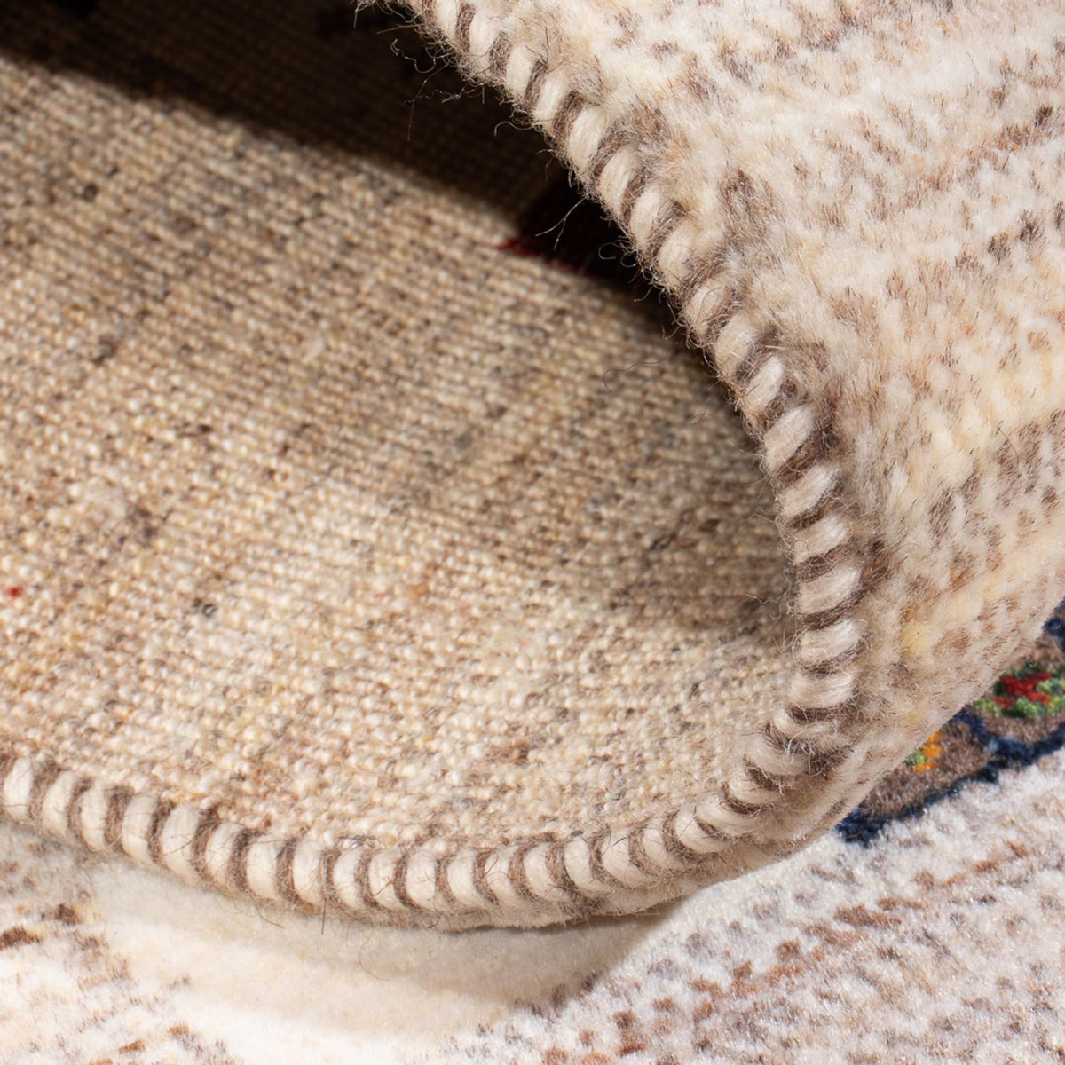 Tapis Gabbeh - Loribaft Persan - 132 x 78 cm - multicolore