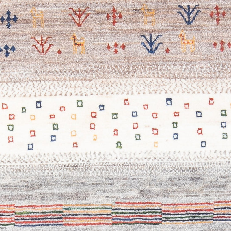 Tapis Gabbeh - Loribaft Persan - 142 x 82 cm - multicolore