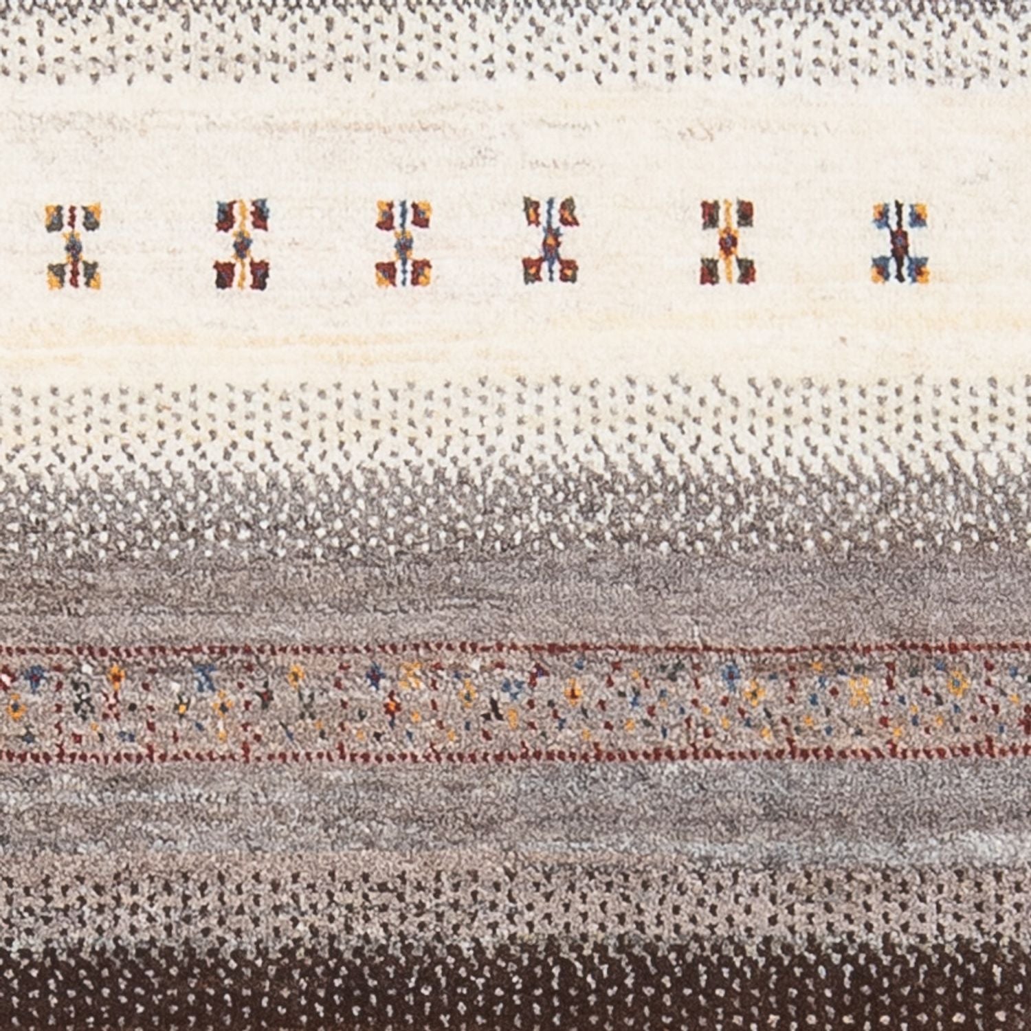 Tapis Gabbeh - Loribaft Persan - 123 x 83 cm - multicolore