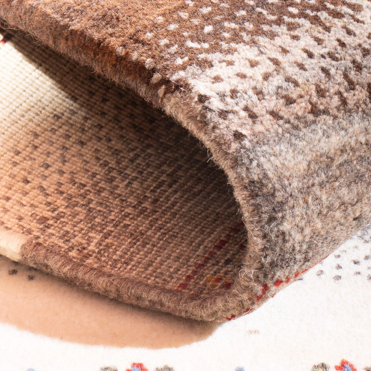 Tapis Gabbeh - Loribaft Persan - 123 x 83 cm - multicolore