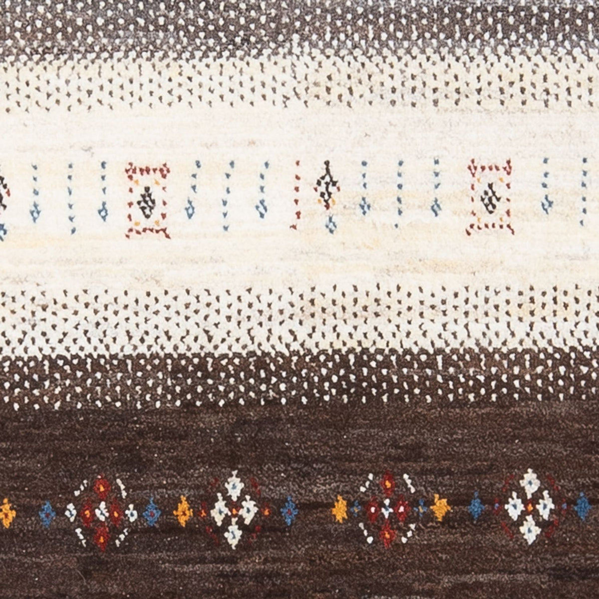 Tapis Gabbeh - Loribaft Persan - 124 x 82 cm - multicolore