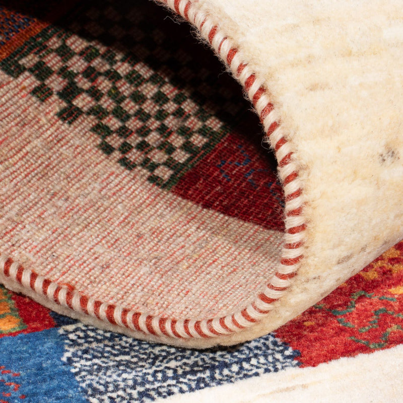 Tapis Gabbeh - Loribaft Persan - 130 x 84 cm - multicolore