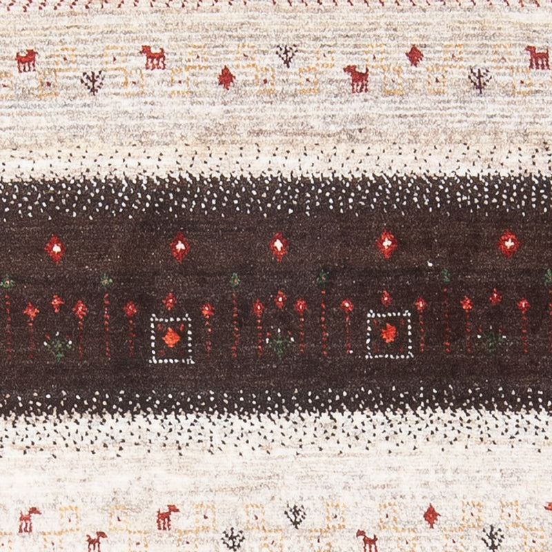 Tapis Gabbeh - Loribaft Persan - 126 x 84 cm - multicolore