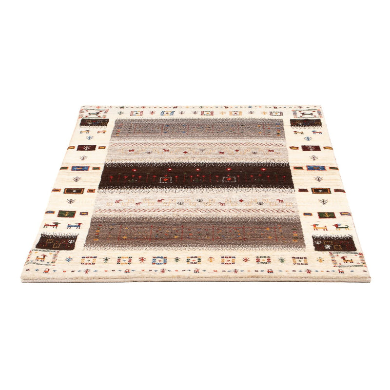 Tapis Gabbeh - Loribaft Persan - 126 x 84 cm - multicolore