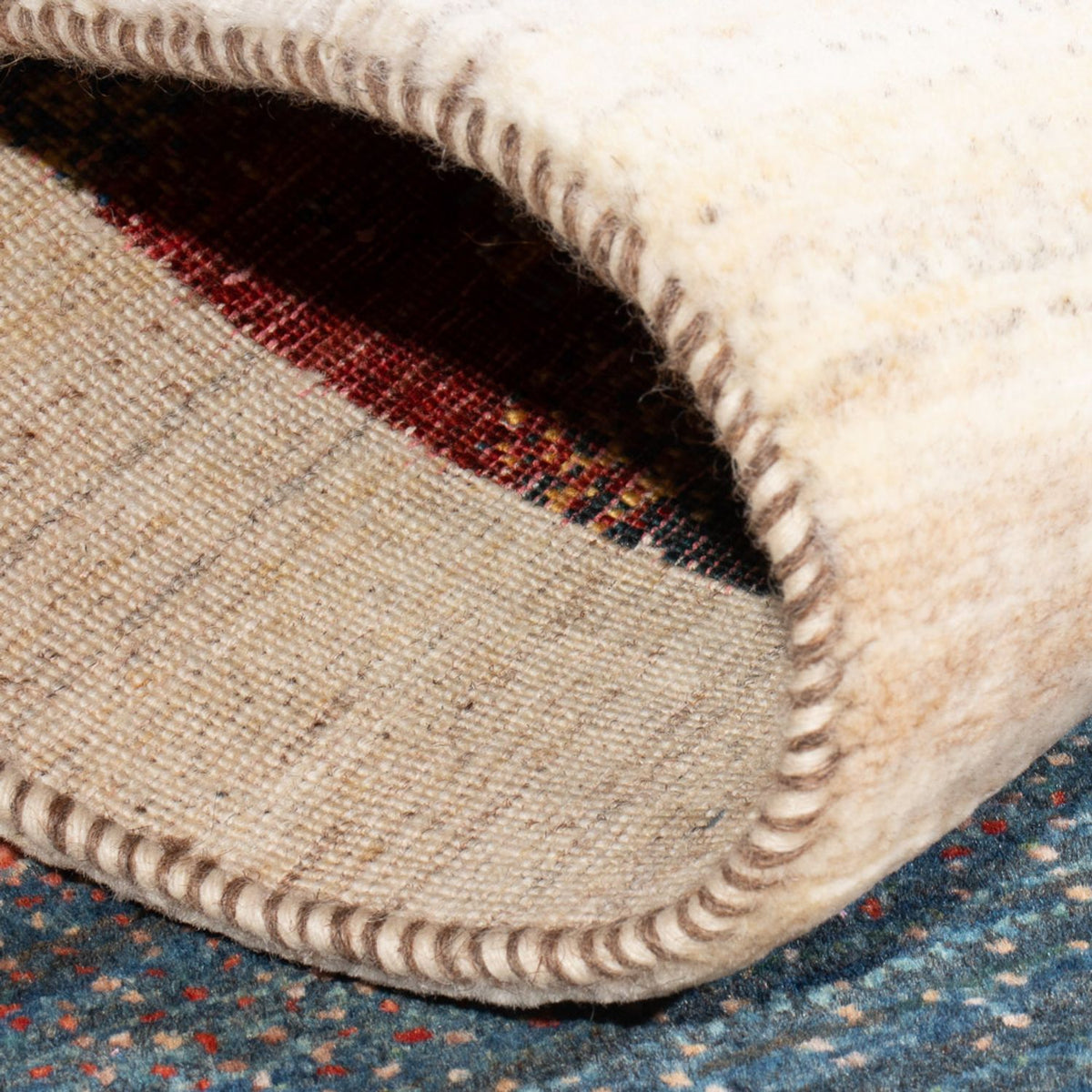 Tapis Gabbeh - Loribaft Persan - 130 x 80 cm - multicolore