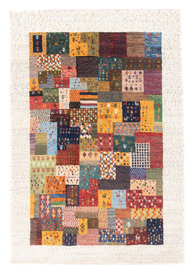 Tapis Gabbeh - Loribaft Persan - 134 x 82 cm - multicolore