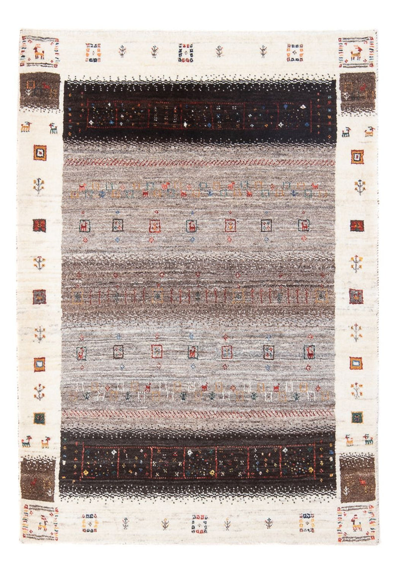 Tapis Gabbeh - Loribaft Persan - 125 x 87 cm - multicolore