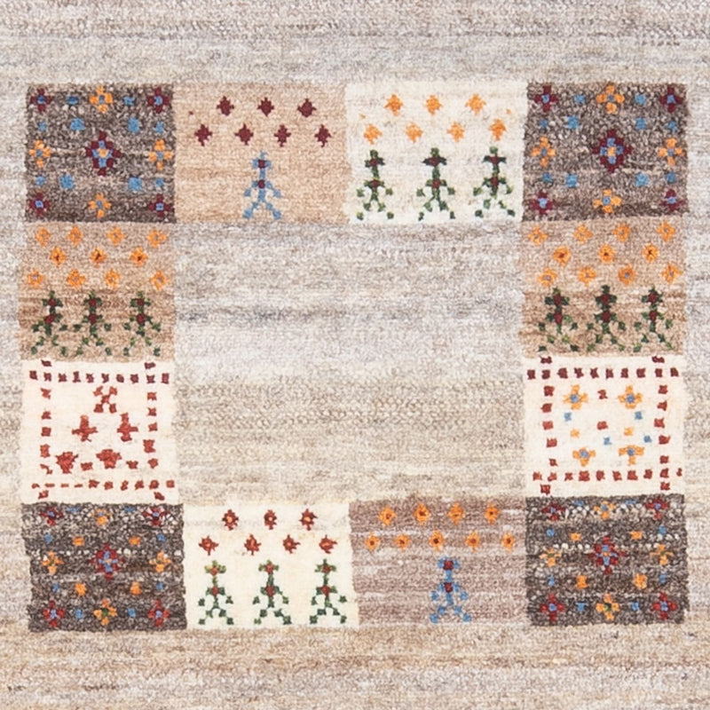 Tapis Gabbeh - Loribaft Persan - 130 x 84 cm - multicolore