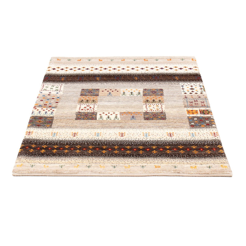 Tapis Gabbeh - Loribaft Persan - 130 x 84 cm - multicolore