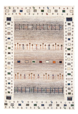 Tapis Gabbeh - Loribaft Persan - 134 x 86 cm - multicolore