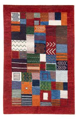 Tapis Gabbeh - Loribaft Persan - 138 x 83 cm - multicolore