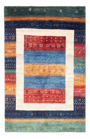 Tapis Gabbeh - Loribaft Persan - 138 x 83 cm - multicolore
