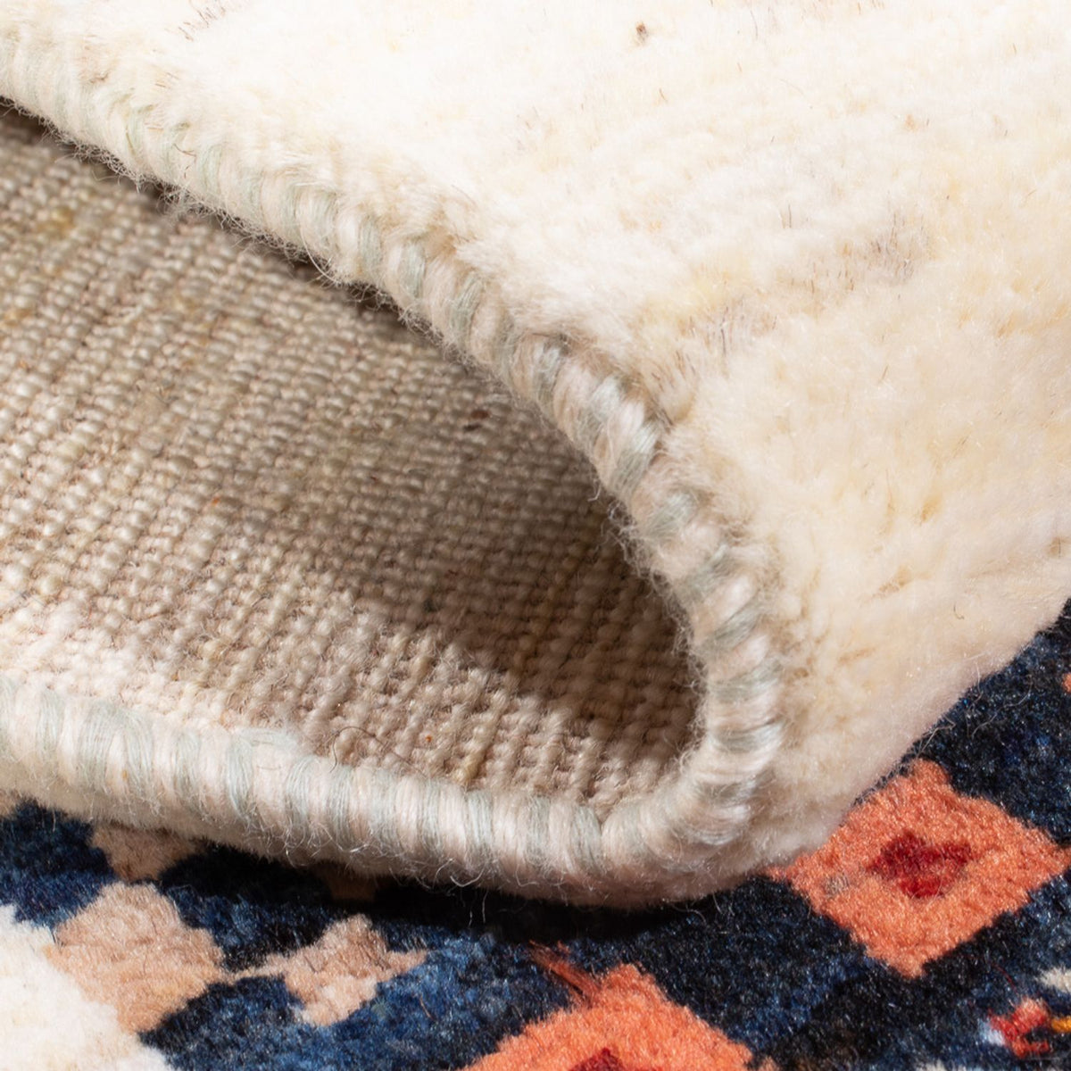 Tapis Gabbeh - Loribaft Persan - 125 x 84 cm - multicolore