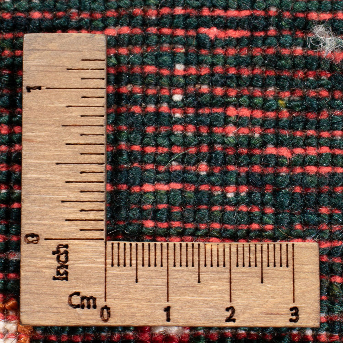 Tapis Gabbeh - Loribaft Persan - 136 x 85 cm - vert foncé