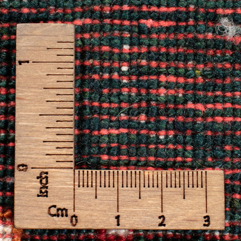 Tapis Gabbeh - Loribaft Persan - 136 x 85 cm - vert foncé