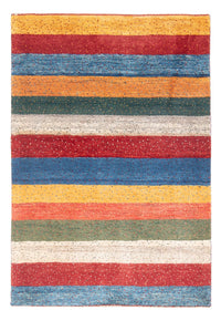 Tapis Gabbeh - Loribaft Persan - 129 x 87 cm - multicolore