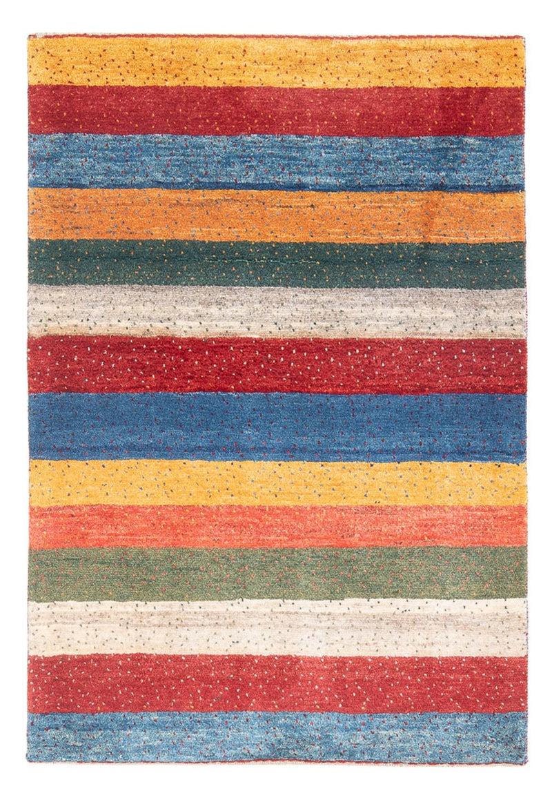 Tapis Gabbeh - Loribaft Persan - 129 x 87 cm - multicolore