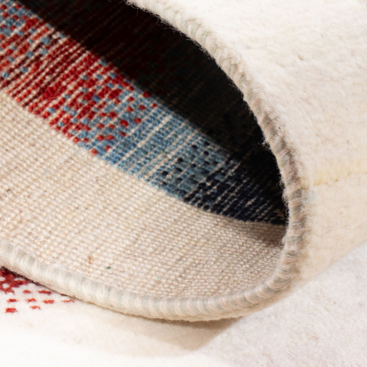 Tapis Gabbeh - Loribaft Persan - 120 x 78 cm - multicolore