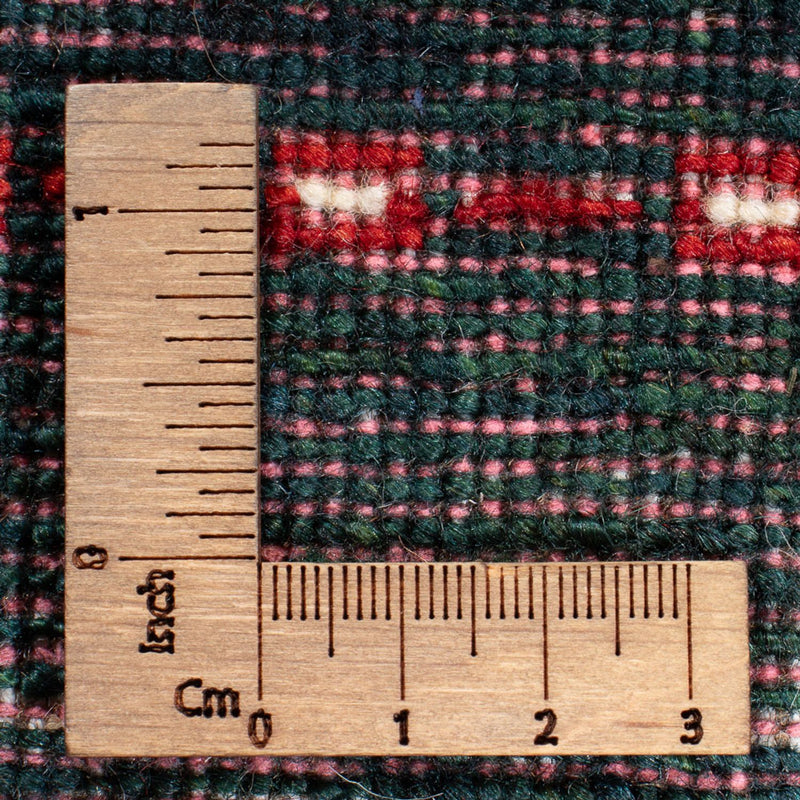 Tapis Gabbeh - Loribaft Persan - 135 x 85 cm - vert foncé