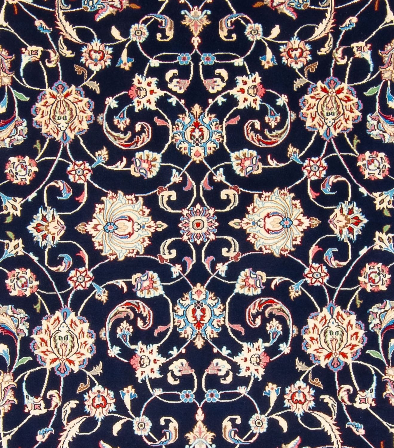 Tapis persan - Classique - 348 x 248 cm - bleu foncé