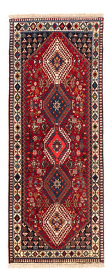 Tapis de couloir Tapis persan - Nomadic - 198 x 80 cm - rouge