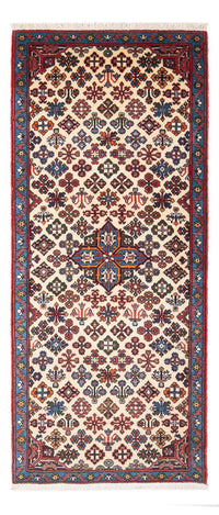 Tapis de couloir Tapis persan - Nomadic - 165 x 65 cm - crème