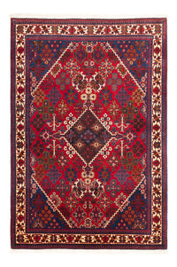Tapis persan - Nomadic - 157 x 110 cm - rouge