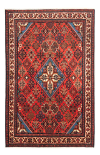 Tapis persan - Nomadic - 156 x 105 cm - rouge