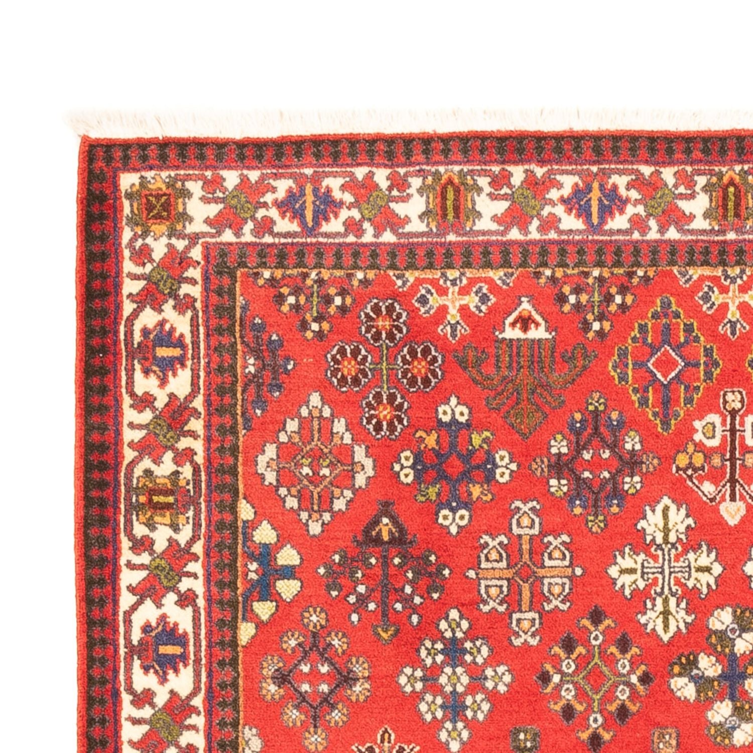 Tapis persan - Nomadic - 154 x 107 cm - rouge