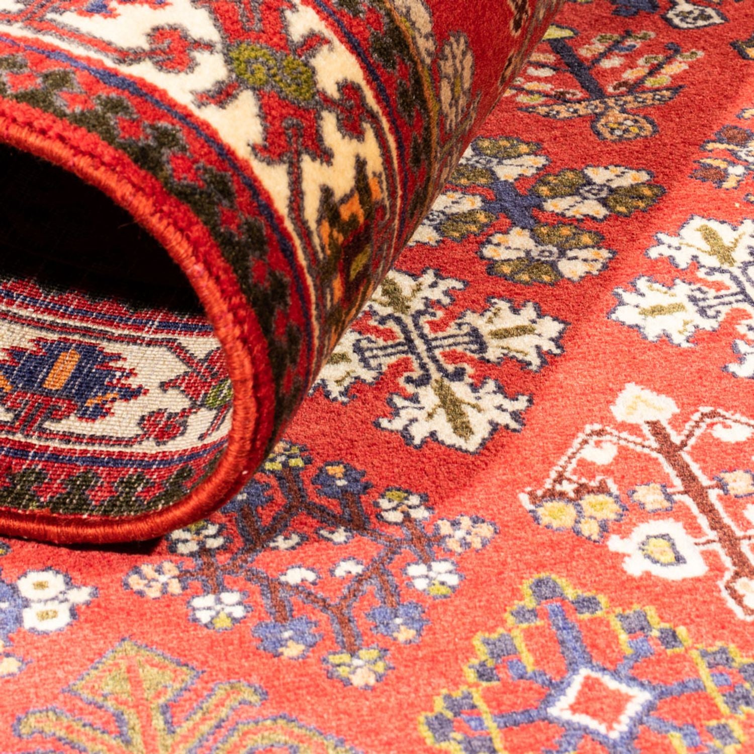 Tapis persan - Nomadic - 154 x 107 cm - rouge