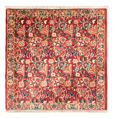 Tapis persan - Nomadic - 84 x 84 cm - rouge