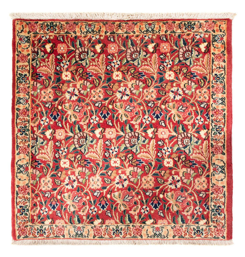 Tapis persan - Nomadic - 84 x 84 cm - rouge