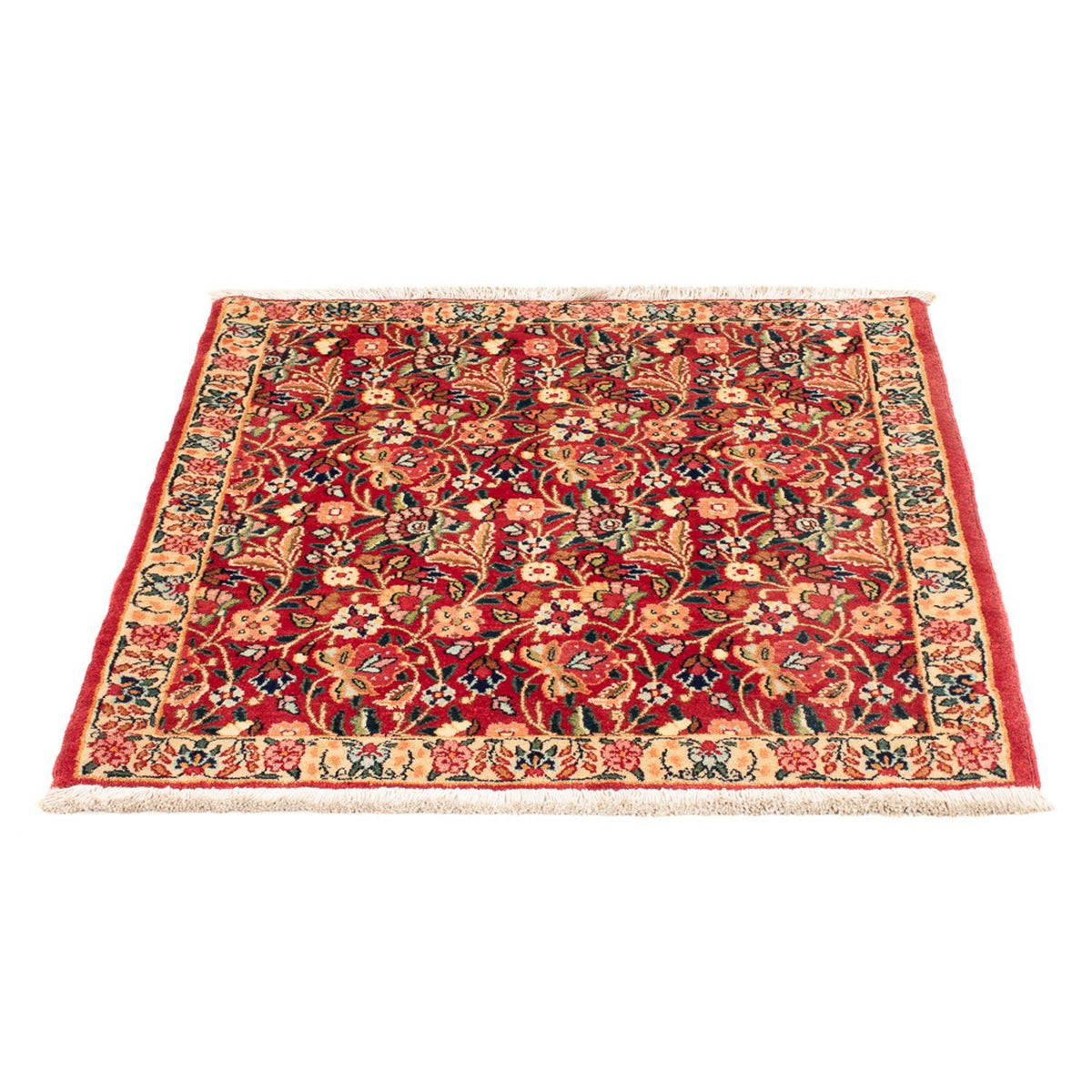 Tapis persan - Nomadic - 84 x 84 cm - rouge