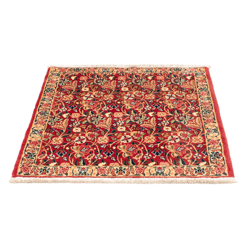 Tapis persan - Nomadic - 84 x 84 cm - rouge
