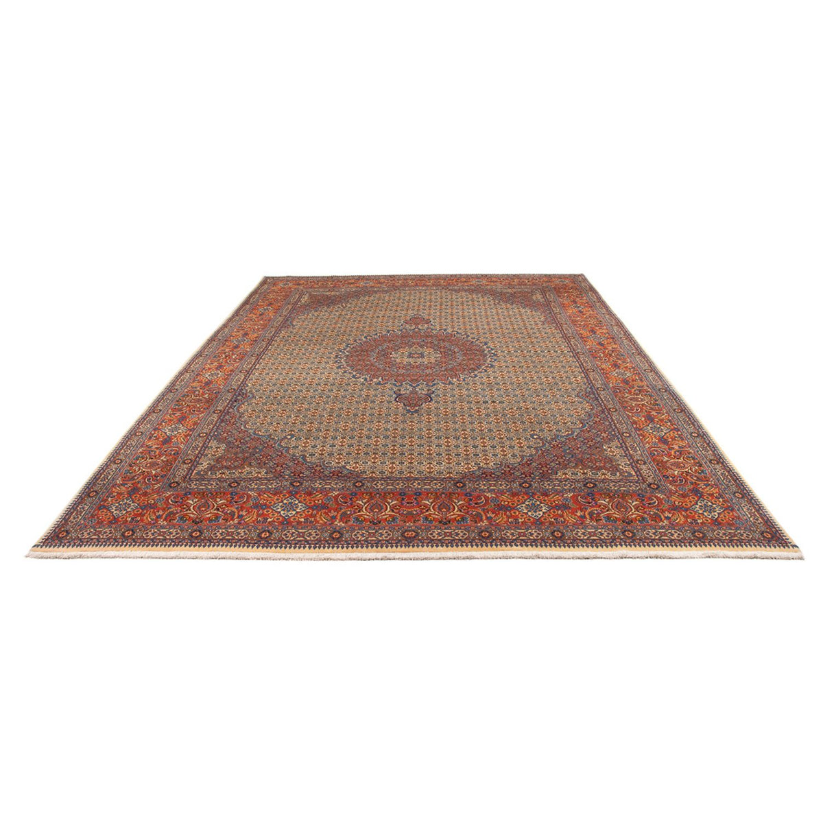 Tapis persan - Classique - 350 x 243 cm - beige foncé
