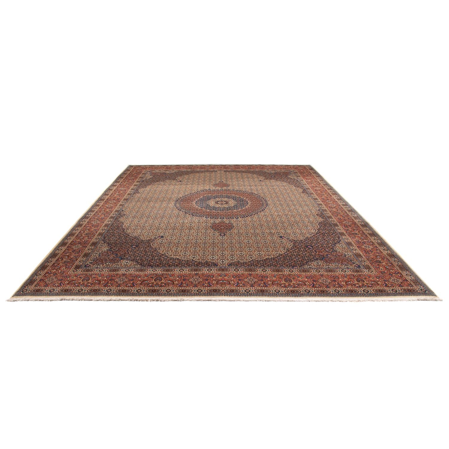 Tapis persan - Classique - 397 x 301 cm - beige foncé