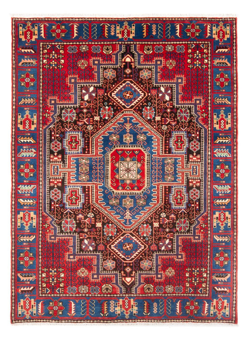 Tapis persan - Nomadic - 200 x 143 cm - rouge
