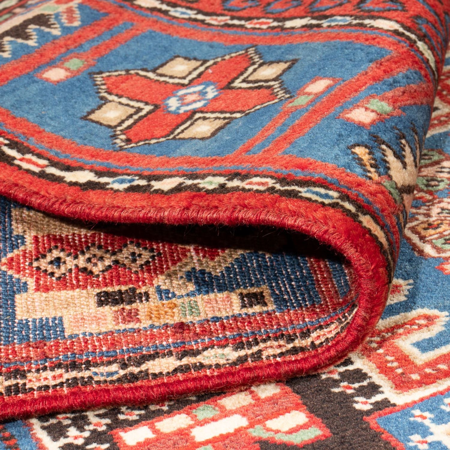 Tapis persan - Nomadic - 200 x 143 cm - rouge