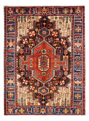 Tapis persan - Nomadic - 207 x 147 cm - rouge