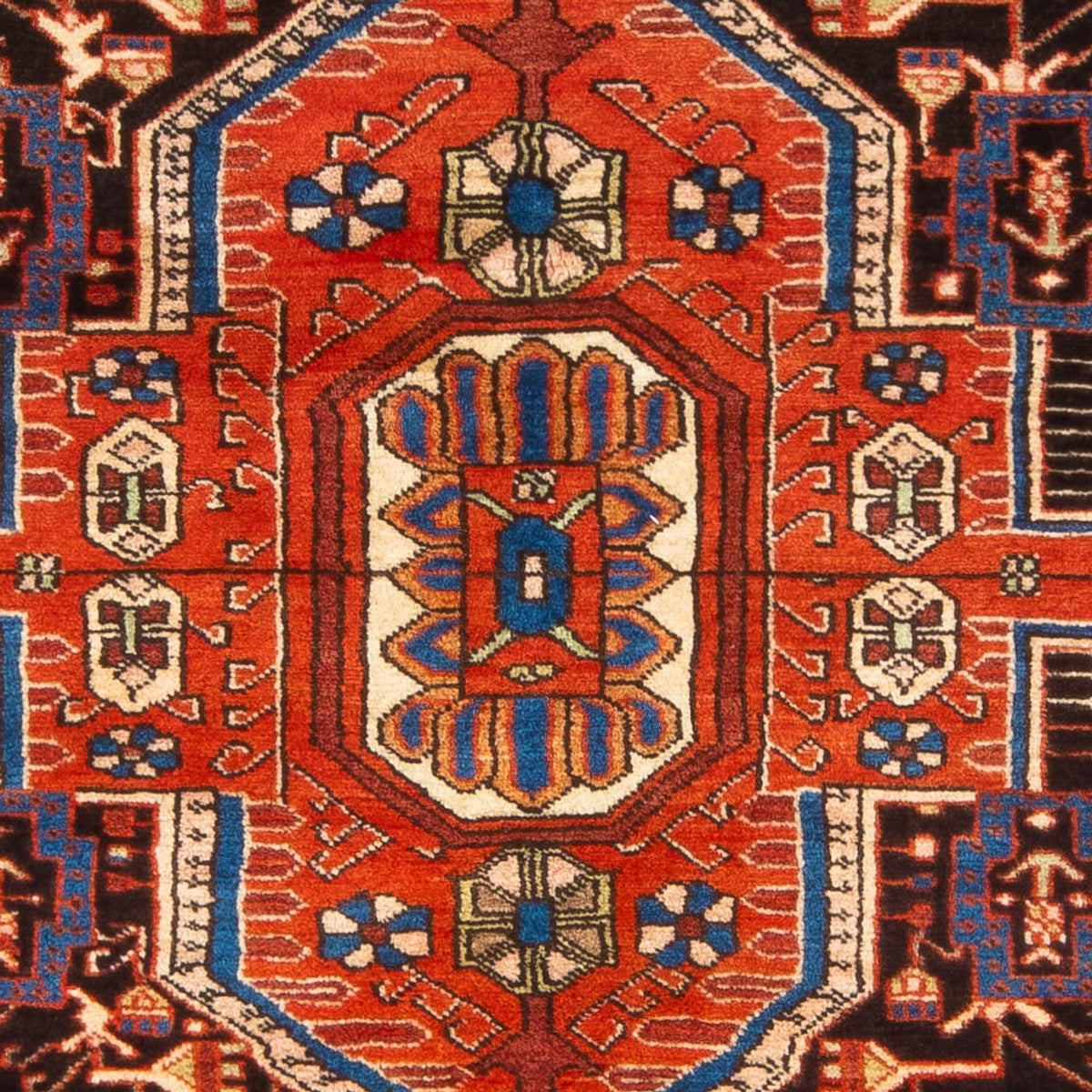 Tapis persan - Nomadic - 207 x 147 cm - rouge