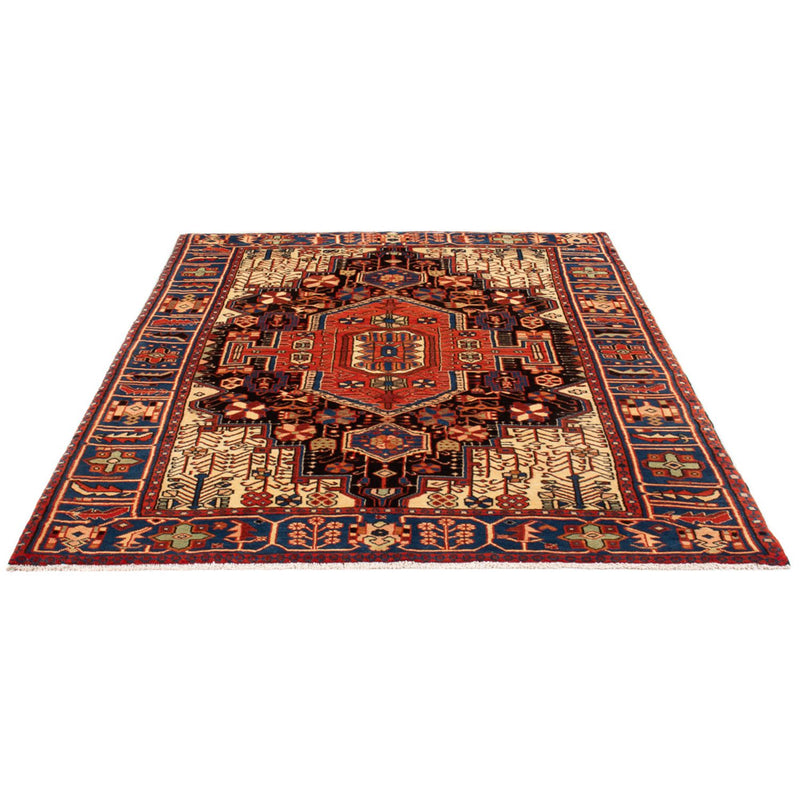 Tapis persan - Nomadic - 207 x 147 cm - rouge