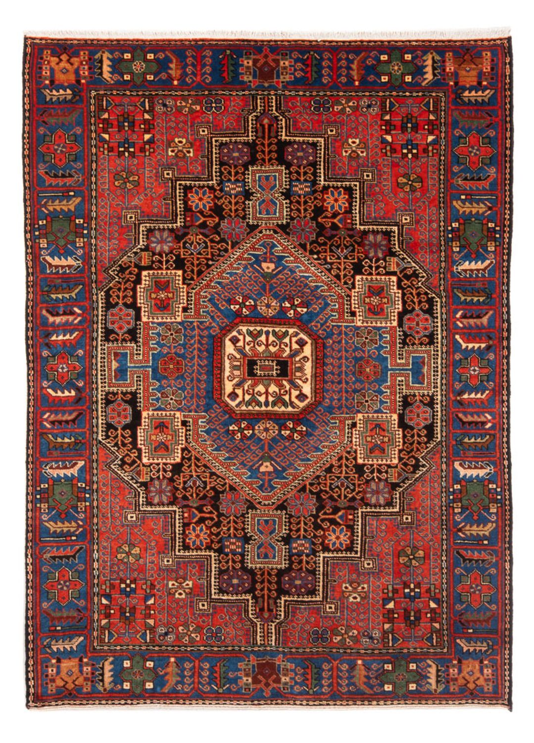 Tapis persan - Nomadic - 205 x 137 cm - bleu
