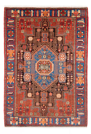 Tapis persan - Nomadic - 204 x 136 cm - bleu