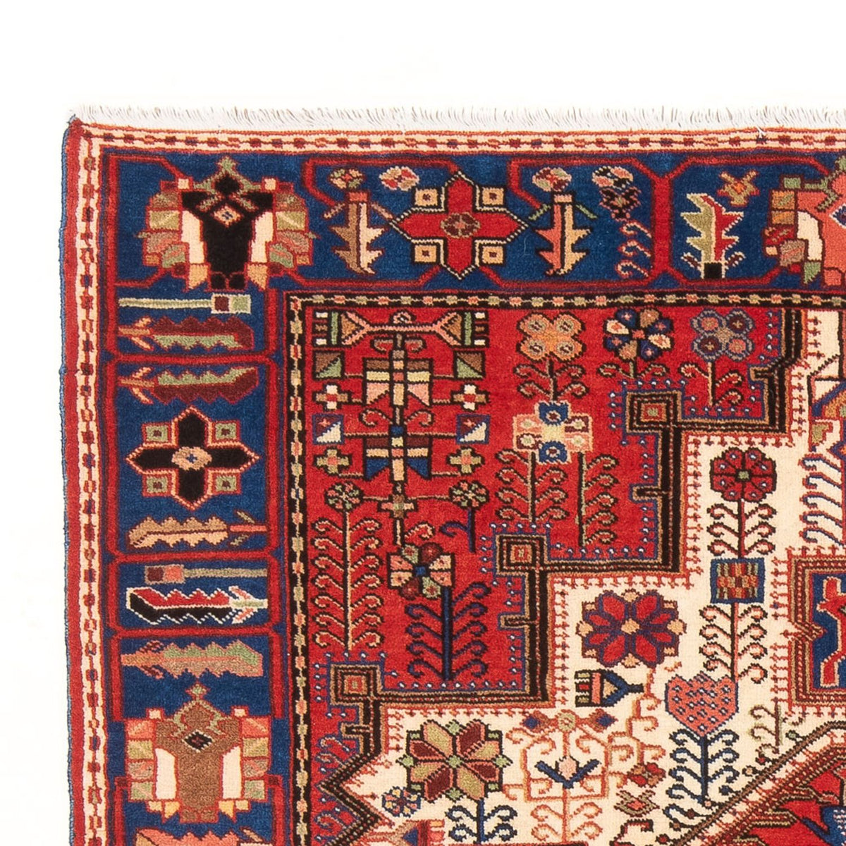 Tapis persan - Nomadic - 201 x 132 cm - rouge
